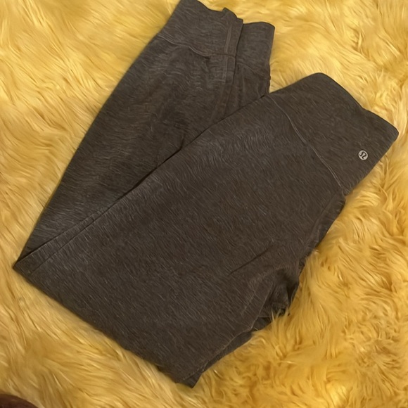 LULULEMON high rise align joggers in heathered graphite gray - Picture 6 of 9